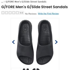 Men’s G Fore Slides - worn once